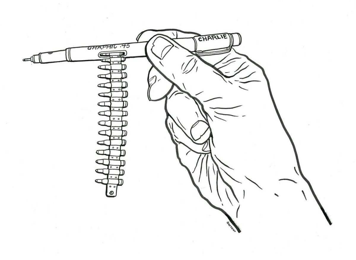 Drawing by Geof Darrow